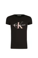 T-shirt | Regular Fit CALVIN KLEIN JEANS μαύρο